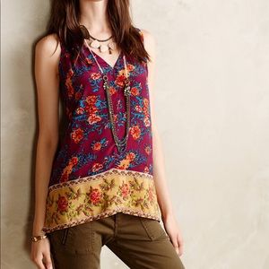 Anthropologie Tolani Silk top